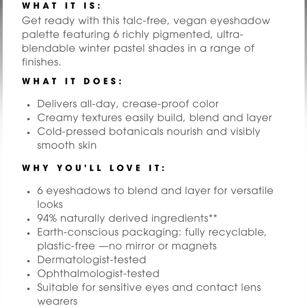 Bareminerals Mineralist Eyeshadow Palette